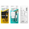 Мережевий зарядний пристрій BOROFONE BA36A High speed single port QC3.0 charger set 18W(Type-C) Black (7073)- № 5