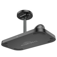 Бездротовий зарядний пристрій BOROFONE BQ29 Feliz 3-in-1 wireless fast charger Black (Цвет Черный) - фото № 2