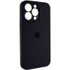 Чохол для смартфона Silicone Full Case AA Camera Protect for Apple iPhone 15 Pro 14,Black - изображение 2