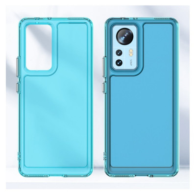 Чохол для смартфона Cosmic Clear Color 2 mm for Xiaomi Redmi Note 12 Pro 4G Transparent Blue (ClearColorXRN12P4GTrBlue) - изображение 2