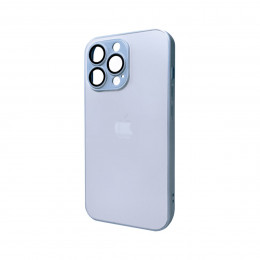 Чохол для смартфона AG Glass Matt Frame Color Logo for Apple iPhone 13 Pro Sierra Blue