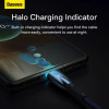 Кабель Baseus Glimmer Series Fast Charging Data Cable Type-C to Type-C 100W 1m Blue (Синий)- № 7