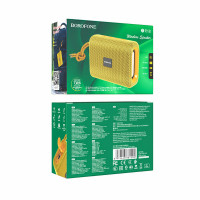 Портативна колонка BOROFONE BR18 Encourage sports BT speaker Gold (Колір Gold) - фото № 3