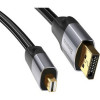 Кабель Baseus Enjoyment Series Male MiniDP To DP Male bidirectional Adapter Cable 1.5m Dark gray - зображення 2