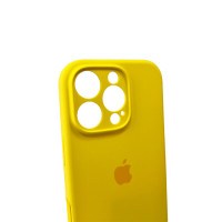 Чохол для смартфона Silicone Full Case AA Camera Protect for Apple iPhone 16 Pro 33,Canary Yellow (Колір Canary-Yellow) - фото № 5
