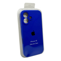 Чохол для смартфона Silicone Full Case AA Camera Protect for Apple iPhone 16 45,Shiny Blue (Колір Shiny Blue) - фото № 2