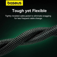 Мережевий кабель Baseus High Speed CAT8 40Gigabit Ethernet Cable (Braided Cable)3m Cluster Black (Колір 7073) - фото № 6
