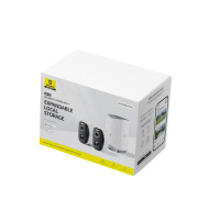 IP-камера відеоспостереження Baseus Security N1 Plus Outdoor Camera 2K 2-Cam Kit White AU (Цвет 7068) - фото № 2