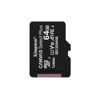 Карта пам'яті microSDXC (UHS-1) Kingston Canvas Select Plus 64Gb class 10 А1 (R-100MB/s)