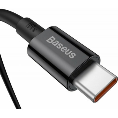 Кабель Baseus Superior Series Fast Charging Data Cable Type-C to Type-C 100W 2m Black (CATYS-C01) - зображення 2