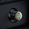 Автомобільний зарядний пристрій HOCO NZ6 PD45W 3-port(2C1A) car charger Black (Black)- № 8
