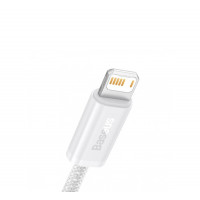 Кабель Baseus Dynamic Series Fast Charging Data Cable USB to iP 2.4A 1m White (Колір Белый) - фото № 2