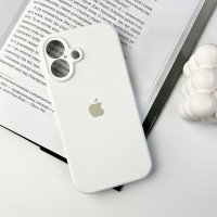 Чохол для смартфона Silicone Full Case AA Camera Protect for Apple iPhone 16 8,White (Цвет 7068) - фото № 7