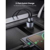 Автомобільний зарядний пристрій UGREEN CD213 Fast Car Charger (Dark Blue) (UGR-10144) (Цвет Dark Blue) - фото № 3