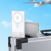 Зовнішній акумулятор HOCO Q22 Taurus 22.5W+PD20W magnetic fully compatible power bank with digital display(10000mAh) Gray (Колір Gray) - фото № 4