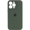 Чохол для смартфона Silicone Full Case AA Camera Protect for Apple iPhone 13 Pro 40,Atrovirens (FullAAi13P-40)