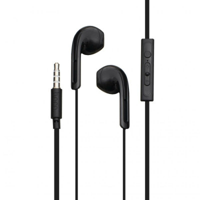 Навушники HOCO M39 Rhyme sound earphones with microphone Black (6957531079767) - зображення 1