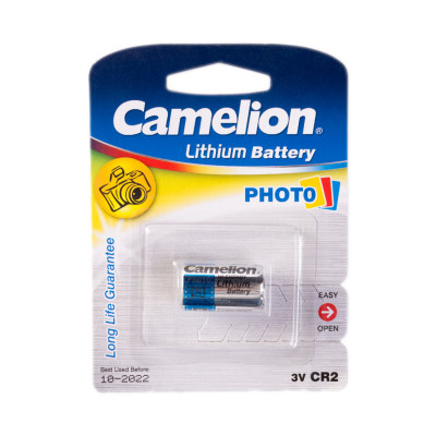 Батарейка CAMELION Camera Spezial CR2 BP1 1шт (C-19001142) (4260033153388) - зображення 1