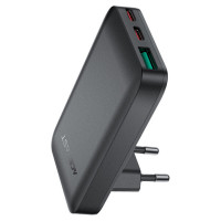 Мережевий зарядний пристрій ACEFAST A100 PD65W GaN 2C+A ultra-thin Charger Black