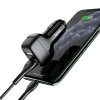Автомобільний зарядний пристрій HOCO Z36 Leader dual port car charger Black (6931474727718) - зображення 3