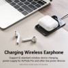 Бездротовий зарядний пристрій Vention Wireless Charger 15W Ultra-thin Mirrored Surface Type 0.05M Black (Черный)- № 4