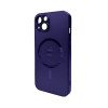 Чохол для смартфона AG Glass Matt Frame Color MagSafe Logo for Apple iPhone 13 Deep Purple (AGMattFrameMGiP13DPurple)