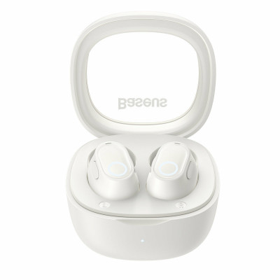 Навушники Baseus Bowie WM02 True Wireless Earphones creamy-white - зображення 1