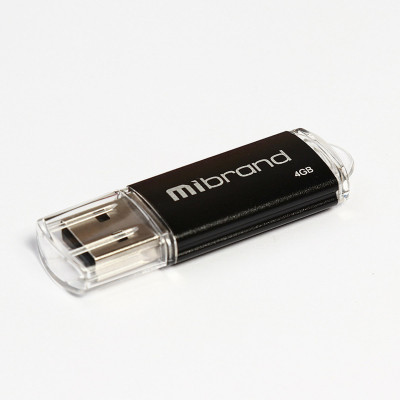 Flash Mibrand USB 2.0 Cougar 4Gb Black - изображение 1