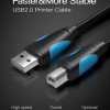 Кабель Vention USB2.0 A Male to B Male Print Cable 3M Black (VAS-A16-B300) - изображение 2