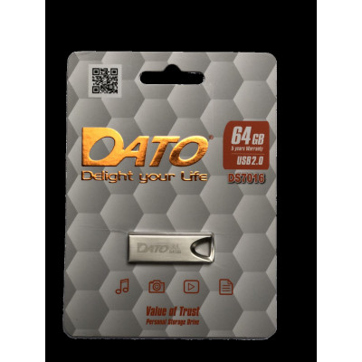 Flash DATO USB 2.0 DS7016 64Gb silver - зображення 1