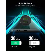 Автомобільний зарядний пристрій UGREEN CD213 Fast Car Charger (Dark Blue) (UGR-10144) (Цвет Dark Blue) - фото № 2