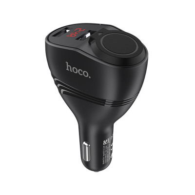 Автомобильное зарядное устройство пристрій HOCO Z34 Thunder power автомобильное зарядное устройство для прикуривателя Черный (6931474712066) - изображение 5