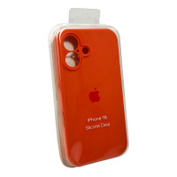 Чохол для смартфона Silicone Full Case AA Camera Protect for Apple iPhone 16 52,Orange (Колір 30790) - фото № 2