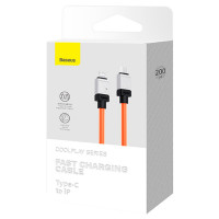 Кабель Baseus CoolPlay Series Fast Charging Cable Type-C to iP 20W 2m Orange (Колір Orange) - фото № 2