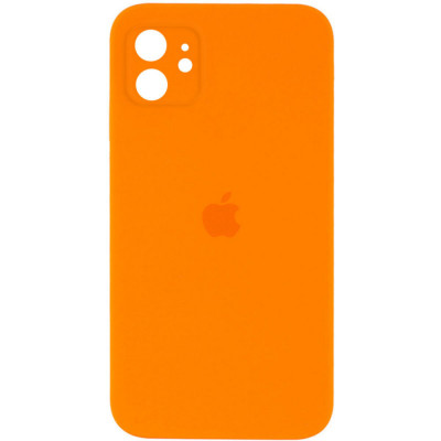 Чохол для смартфона Silicone Full Case AA Camera Protect for Apple iPhone 11 кругл 52,Orange - изображение 1