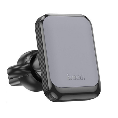 Тримач для мобільного HOCO H24 Climber magnetic car holder(air outlet) Black Gray - зображення 1