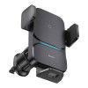 Автотримач для телефона з БЗП Baseus Wisdom Auto Alignment 15W Black (Черный)- № 4