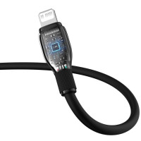 Кабель Baseus Pudding Series Fast Charging Cable Type-C to iP 20W 1.2m Cluster Black (Цвет Cluster Black) - фото № 5