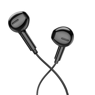 Навушники BOROFONE BM71 Light song Type-C wire-controlled digital earphones with microphone Black (BM71CB) - зображення 2