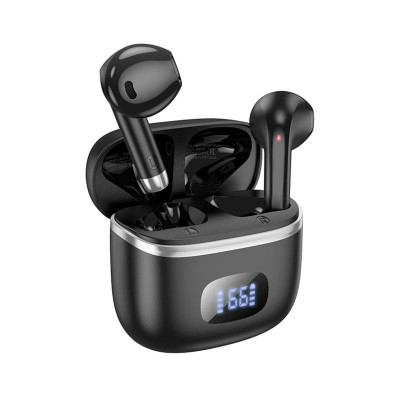 Навушники HOCO EQ1 Music guide true wireless BT headset Black (6931474798497) - зображення 1