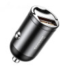 Автомобільний зарядний пристрій Baseus Tiny Star Mini Quick Charge Car Charger USB Port 30W Grey (VCHX-A0G)