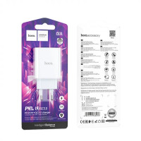 Мережевий зарядний пристрій HOCO C97A PD20W+QC3.0 charger White (Цвет Белый) - фото № 5
