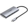 Хаб UGREEN CM480 USB-C to 2× USB 3.2+2×USB-C Adapter 10G (UGR-30758) (UGR-30758)