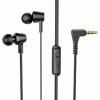 Навушники HOCO M86 Oceanic universal earphones with mic Black - изображение 2