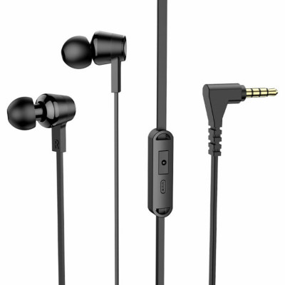 Навушники HOCO M86 Oceanic universal earphones with mic Black - зображення 2