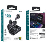 Бездротові навушники BOROFONE BE55 Perfect wireless BT headset Black (Колір Черный) - фото № 8