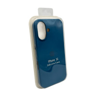 Чохол для смартфона Silicone Full Case AA Open Cam for Apple iPhone 16 16,Blue (Цвет Синий) - фото № 2
