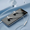 Навушники Baseus Encok 3.5mm lateral in-ear Wired Earphone H17 White (Белый)- № 6