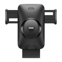 Автотримач для телефона з БЗП Baseus Wisdom Auto Alignment 15W Black (Цвет Черный) - фото № 3