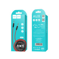 Аудіокабель HOCO UPA11 AUX audio cable Red (Цвет Красный) - фото № 4